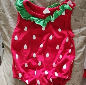 Strawberry Onsie Halloween Costume
